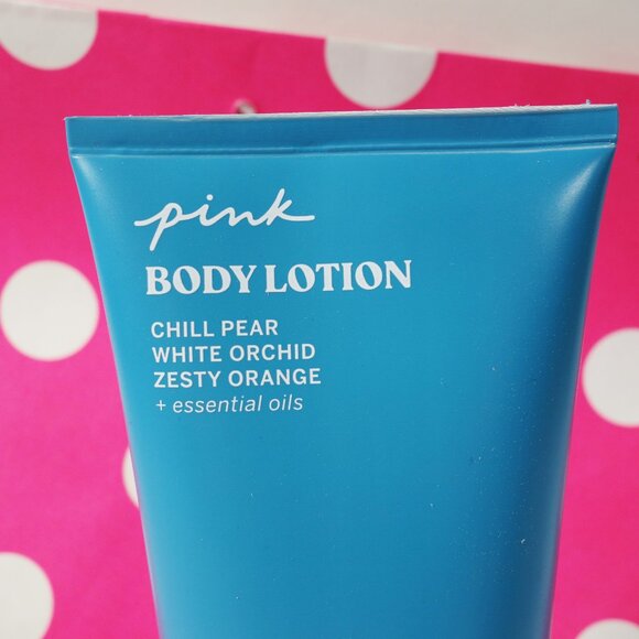 NEW! VS PINK COOL & BRIGHT BODY LOTION Chill Pear White Orchid Zesty Orange - Picture 3 of 7